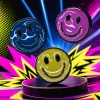 Colorful smiling face badges, metallic texture, cute and fun brooch and pin decoration accessories Specification image